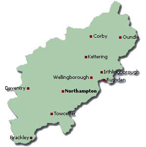Northants map